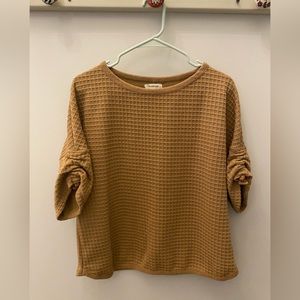 MAX STUDIO WAFFLE TOP